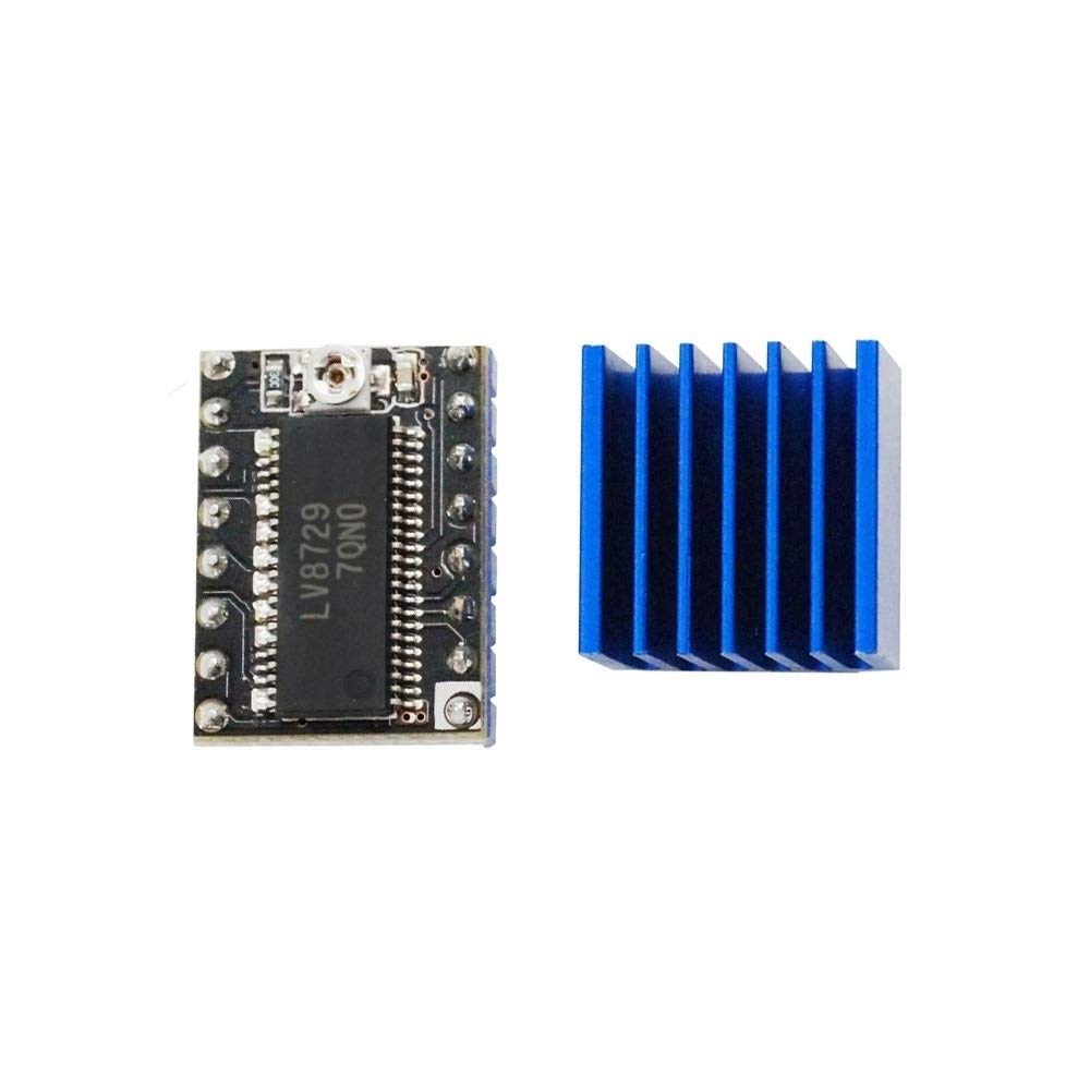 HUANRUOBAIHUO 5pcs/lot 3D Printer Parts LV8729 Stepper Motor Driver 4-layer PCB Ultra Quiet Driver Module Compatible with Lerdge VS A4988 3D Printer Parts
