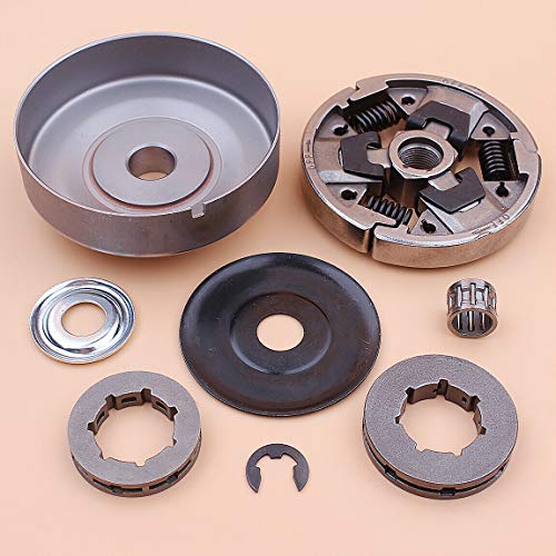 Luxuypon Kit de tambour d'embrayage pour tronçonneuse Stihl MS261 MS261C MS261CM MS 261 Pignon à jante 325