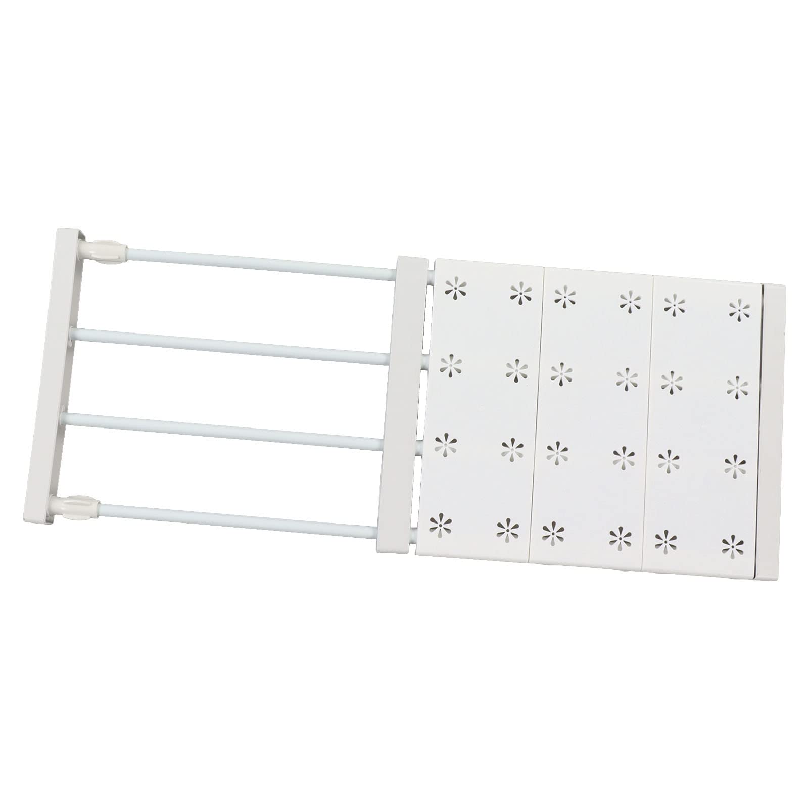 Rozkładane Półki, Półka Napinająca Szafę Regulowany Teleskopowy Stojak do Przechowywania Szafa Napinająca Półka Organizator Rozdzielacz Separator 24cm Szerokość(Length 38‑55cm)