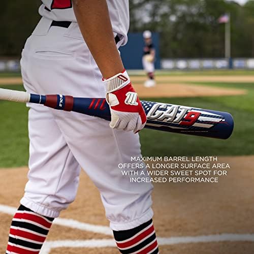 Marucci CAT9 Composite Pastime USSSA Senior League Steel Baseball Bat, 2 3/4” Barrel 5 51azT3M9RwL. AC