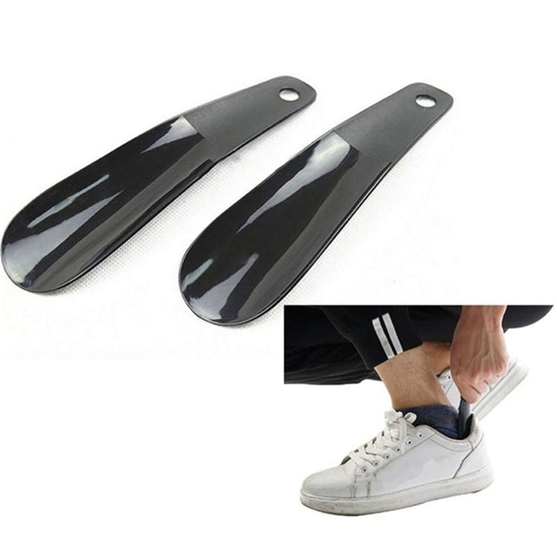 Ivyday Portable Shoe Horn Boot Horn Professional Strong Plastic Handled Shoehorn Suitable for Feet