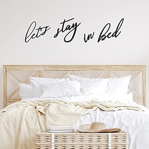Jetec Let's Stay in Bed Wall Decor Cover