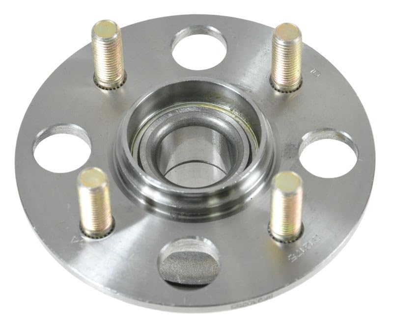 Image of TRQ Rear Left and Right Wheel Bearing and Hub Assembly Set 2 Piece Compatible with 2001-2003 Honda Civic EX 2004-2005 Civic GX 4 Wheel ABS 2004-2005 EX ABS