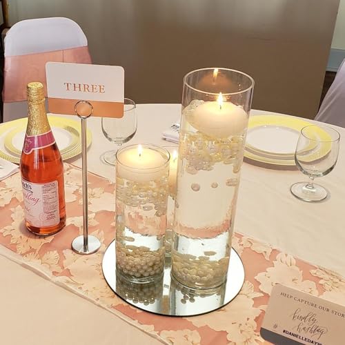Wgvi VCY0316_1 Quality Thick Weighted Clear Cylinder Glass Vases thumb #4