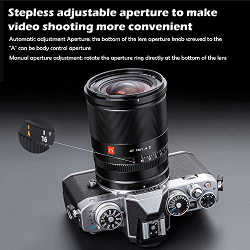 Image of VILTROX 13mm F1.4 f /1.4 Z Mount Lens, Ultra Wide Angle APS-C AF Prime Lens for Z-Mount Mirrorless Cameras Z50 Z30 Z6II Z7II Z6 Z7