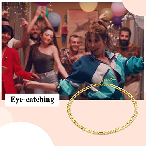 FindChic Girocollo a Catena a Maglie Larghe 6mm