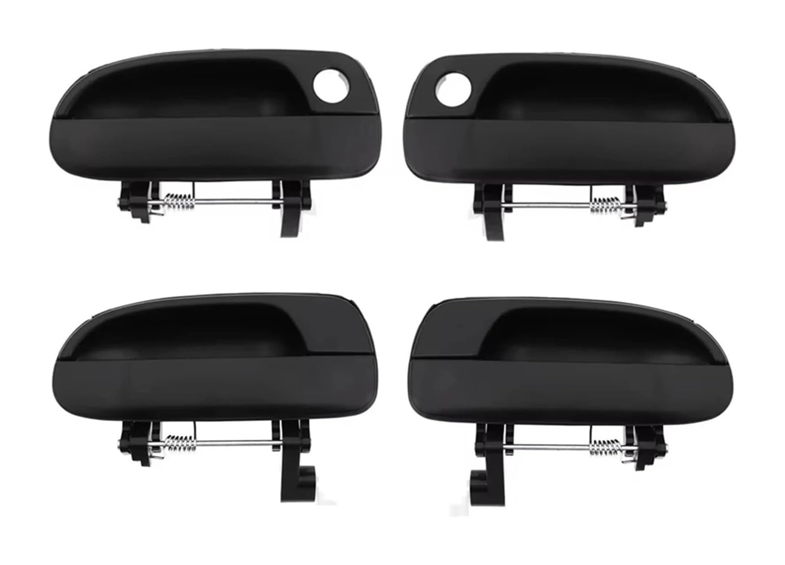 Hckclmbmzw One Color For Hyundai For Accent 2000-2006 Car Rear Front Door Outer Handle 82650-25000 82660-25000 83650-25000 83660-25000 Exterior Handles 4Pcs L+R Door Handle Cover