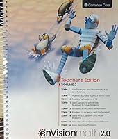 enVisionmath2.0 - 2016 Common Core Teacher Edition Volume 2 Grade 3 032882786X Book Cover