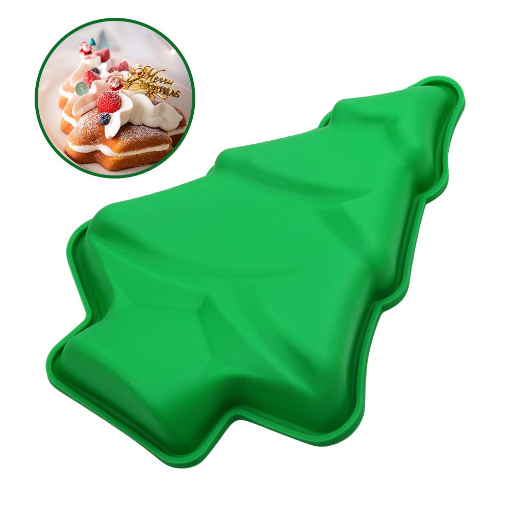 Silicone Christmas Tree Cake Pan Christ Buy Online In Guernsey At Desertcart
