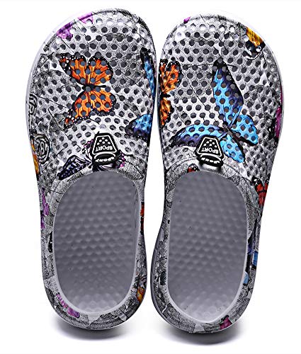 Eagsouni Unisex Garden Clogs Shoes Casual Slippers Quick Drying Sandals Summer Anti-Slip Beach Shoes For Men And Women #TOP1