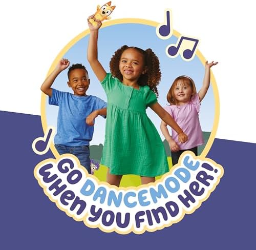 Bluey Oyun Saklambaç Elektronik Bingo Figürü, Eklemli, Dans Modlu Müzikal Çocuk Figürinleri, 3+ Yaş İçin Etkileşimli Bebek Heykelcik Oyuncakları - Görsel 4