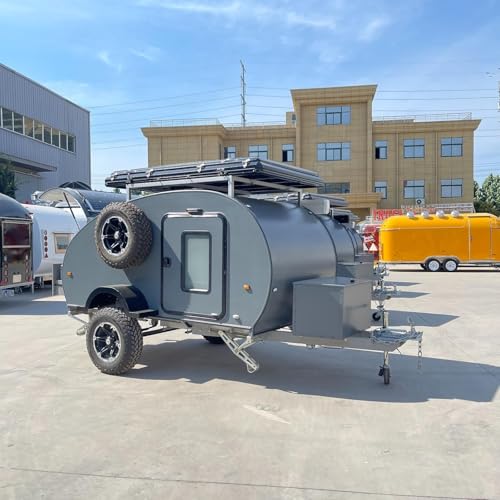 Nation Pride Trailers RT-290TN Light Teardrop Camper | 700KG Off-Road Mini Camper with Kitchen | 2 Berth Teardrop Trailer for Adventure Seekers