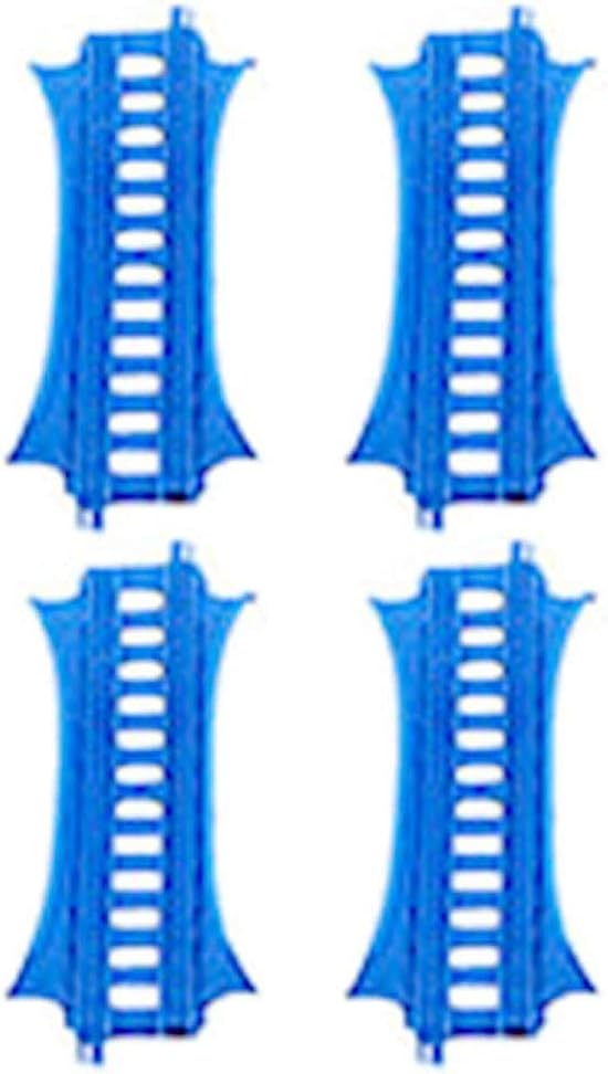 Replacement Parts for Thomas The Train - GBN45 ~ Thomas & Friends Trackmaster Percy 6 - in - 1 Set ~ Replacement Track Bag ~ 4 E2 Track Pieces ~ Blue