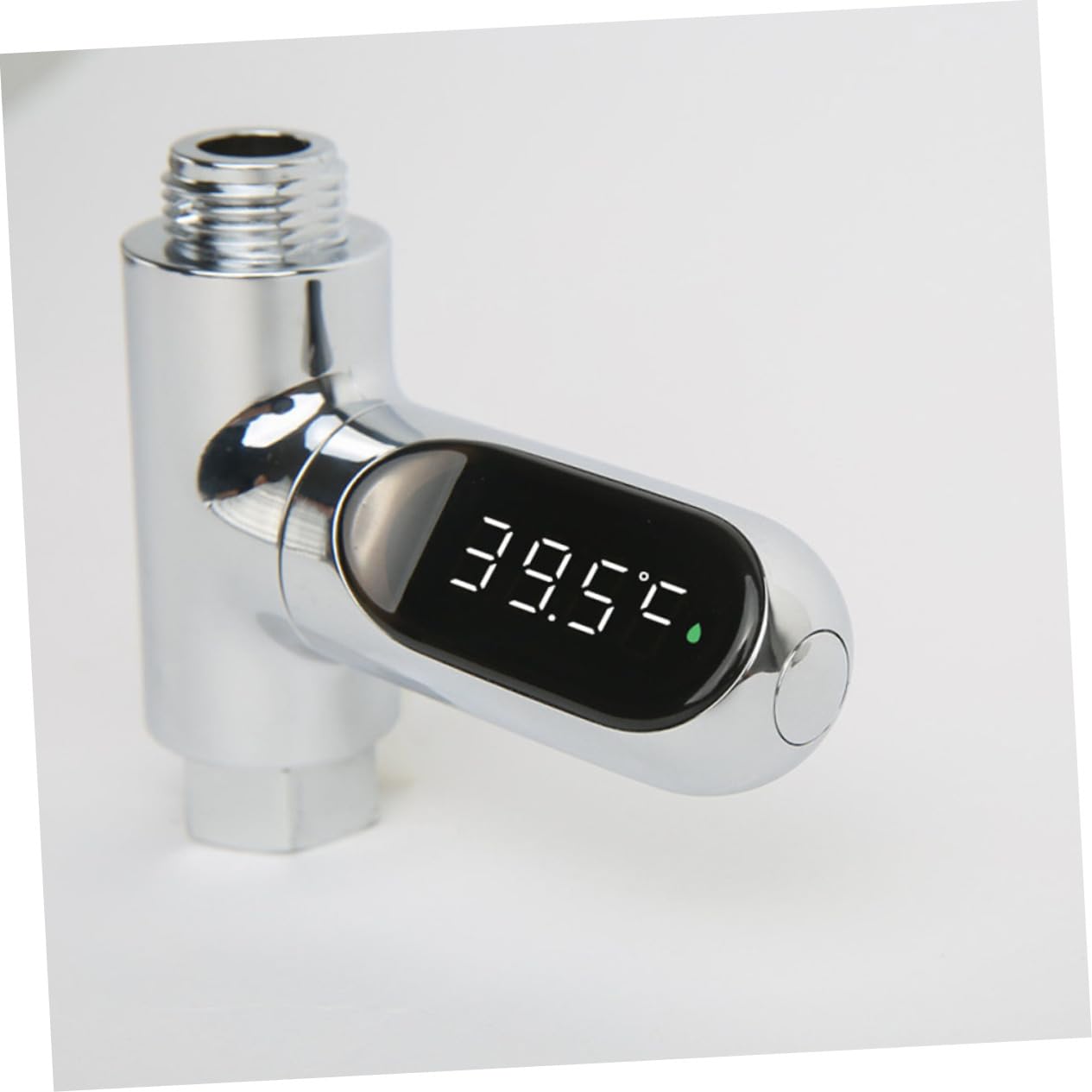 Led-anzeige Duschthermometer Wassertemperaturmesser Monitor Für Wasserdichte Anzeige Sichtbares Wasser Silber Messbereich