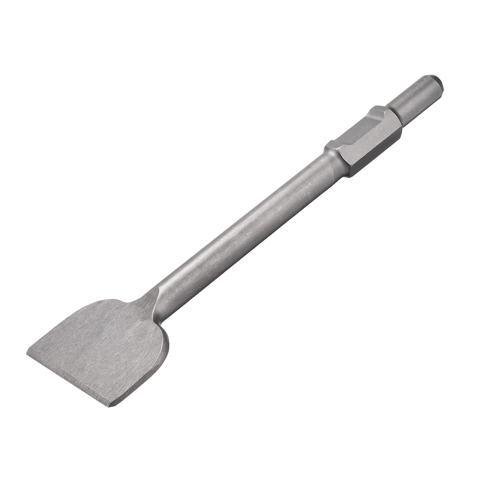 sourcing map 65A Shank Floor Scraper Chisel 410mm x 30mm Steel Jack Hammer Chisel Bit for Electric Demolition Gardening Landscaping Digging Cutting (Blade Width: 120mm)