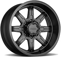 Ultra Menace 8-Lug Black Painted Wheels 16 In 16x8 10 229-6882SB+10