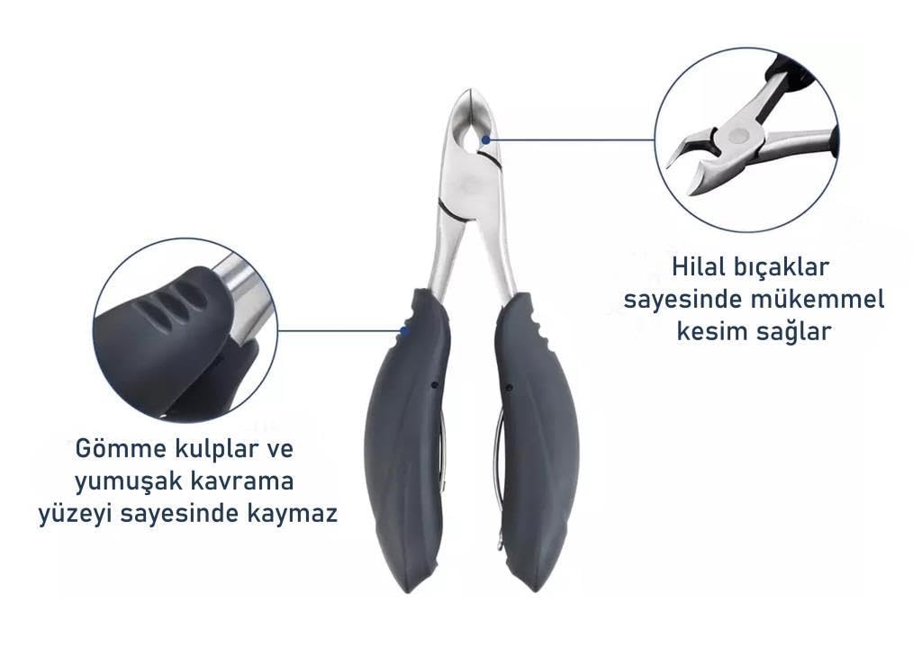 Diyabetik Tırnak Makası Ve Makas, 2'li Set