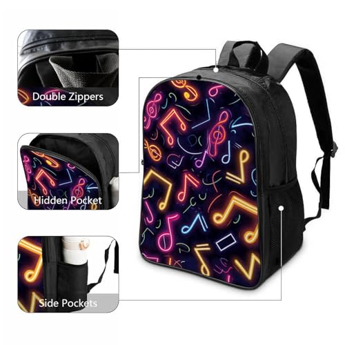 Mochila infantil Note impermeable contra la lluvia y el peso con correas ajustables 3