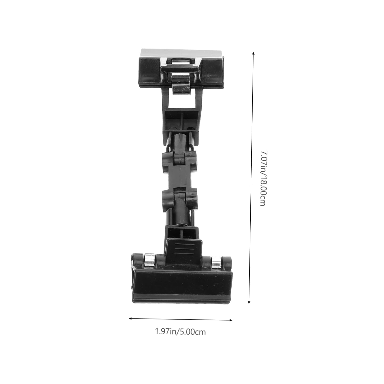 GALPADA Lot de 2 Porte-étiquettes Prix Rotatifs Universels pour Supermarché Clip Pivotant pour Affichage Publicitaire et Supports Papier Pratiques