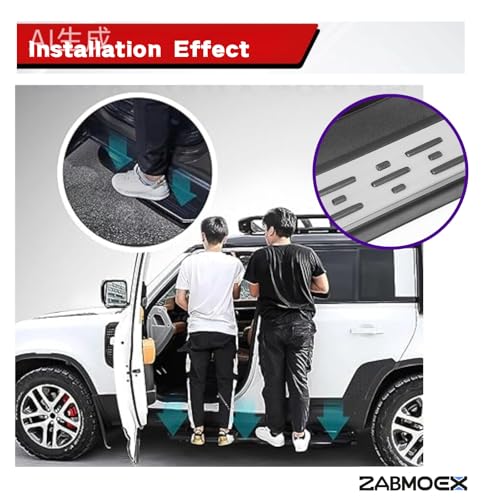 Estribos laterales de aluminio para Toyota Highlander miniatura 6
