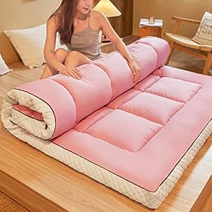 UGUGU Dicke, aufrollbare japanische Futonmatratze 90x200