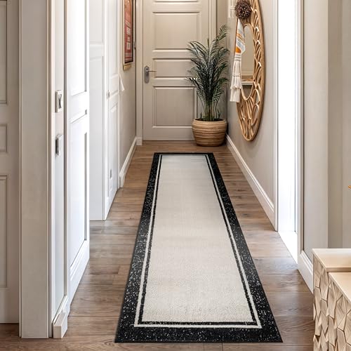 Tapete corredor moderno crema 2'2" x 8' miniatura 3