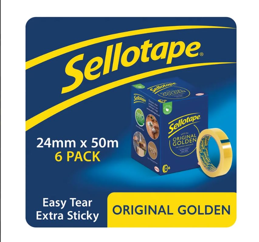 Sellotape Orig Tape 24mmx50m Pk6