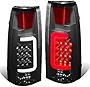 DNA MOTORING TL-C10-LED-3D-BK-SM LED 3D Tail Light Assembly Driver & Passenger Side [Compatible with 99-00 Escalade / 92-94 Blazer / 88-99 C1500-3500]