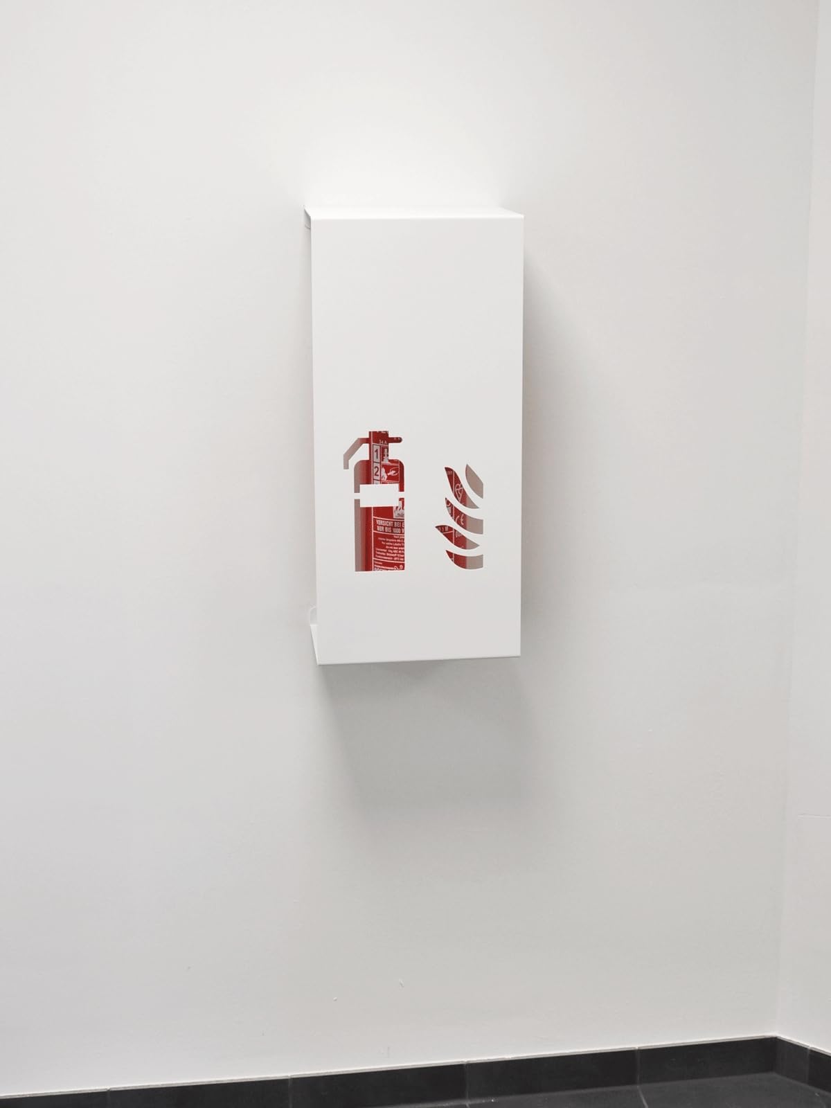 ZIEGER 10007045 - Soporte para extintor de incendios, color blanco