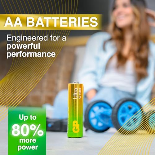 GP Ultra AA Batteries 40 Pack – 1.5V Alkaline Double A Batteries – 10-Year Shelf Life – Reliable Power for Toys, Remotes, Clocks & Devices – Ideal Battery Pack for High-Drain Household Electronics - Image 6