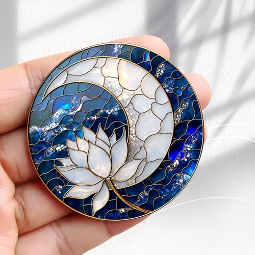Imán Decorativo Redondo de Acrílico 2.3 pulg