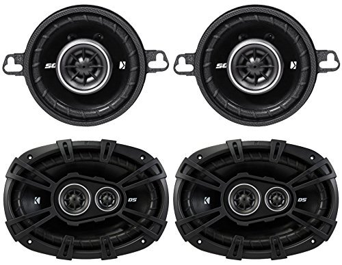 2 Kicker 43DSC69304 DSC6930 6x9 Car Speakers+2 43DSC3504 DSC350 3.5" Speakers