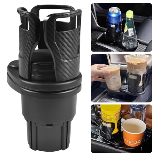 Car Verstellbar Cupholder,Doppel Auto Becherhalter,2 in 1 Getränke...