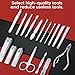 Nail Clippers Set Fingernail and Toenail Clipper Cutters Men's Accessories,Manicure Pedicure Kit Professional Grooming Kits,Nail Care Tools with Travel Case Gifts for Men Women