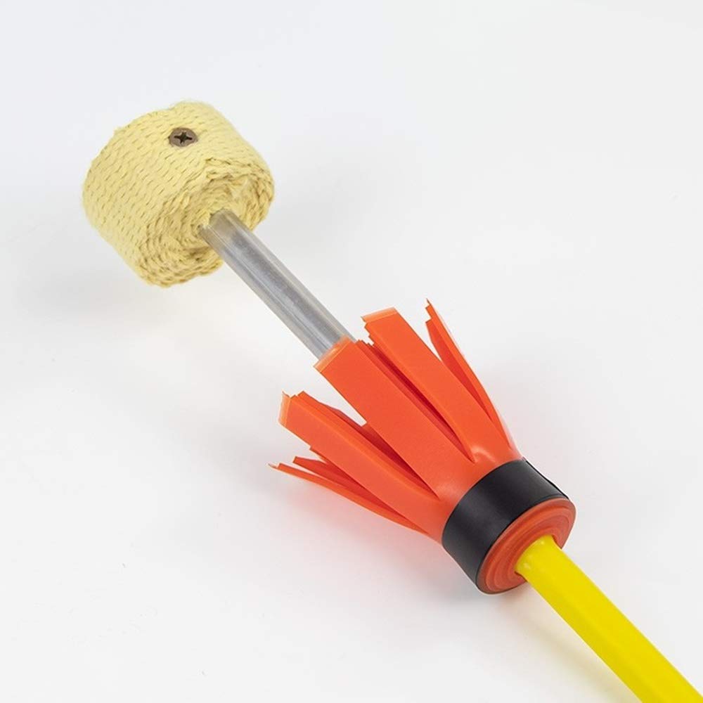AGILE Fire FLOWERSTICK Bastone del Diavolo di Fuoco per GIOCOLIERI Professionisti con Bacchette