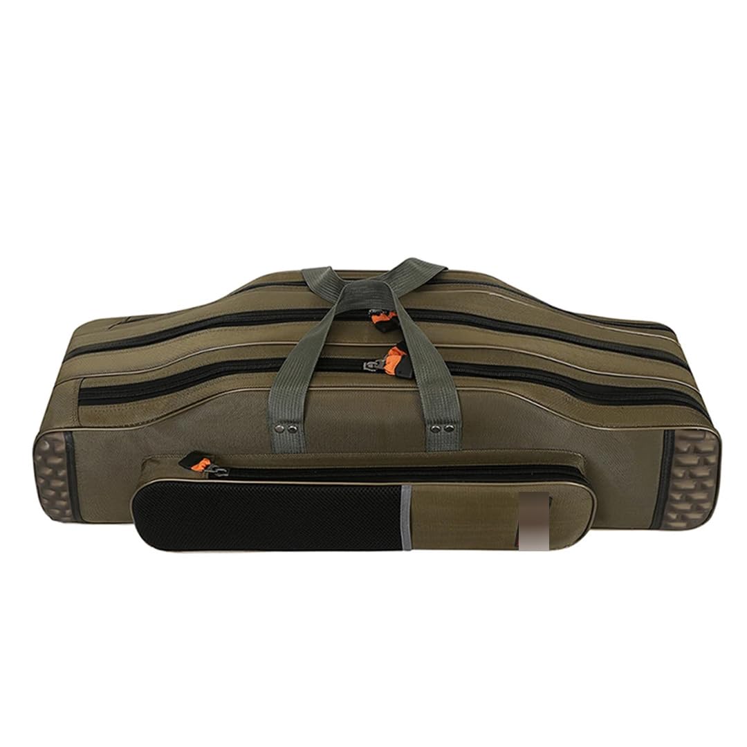 Suwequest Torby wędkarskie trójwarstwowa torba na wędkę o dużej pojemności 100/120/130 cm torba na akcesoria wędkarskie, 2 warstwy 125 Economy