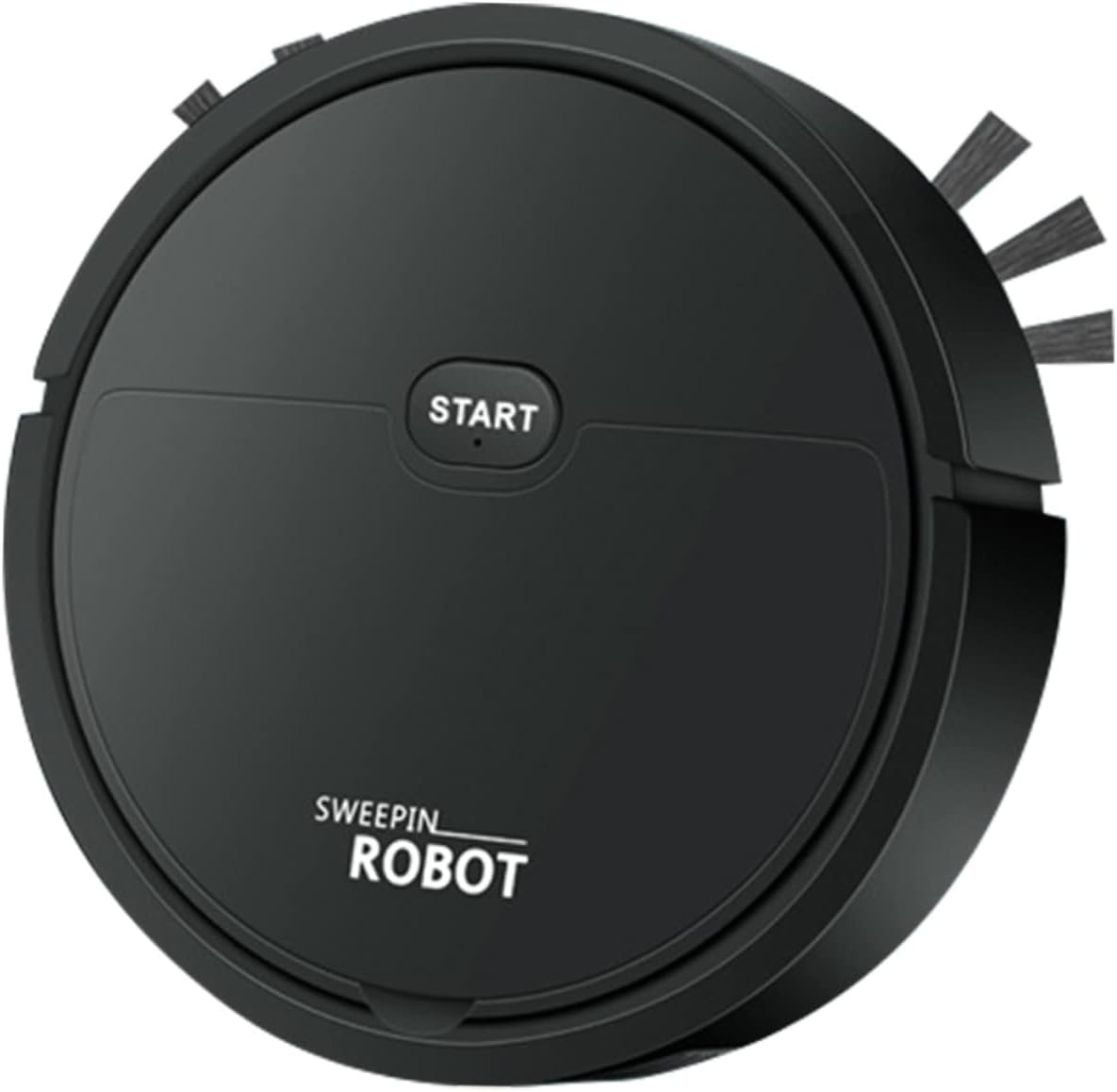 PRETYZOOM Mini Automatic Vacuum Robot Battery Charge Auto Route Double Brush Floor Cleaning Wet Dry Mopping Space-Saving Design