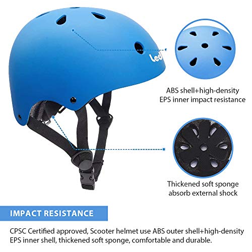 image for LEDIVO Kids Adjustable Bike Helmet Toddler Helmet for Kids 3-8 Years G