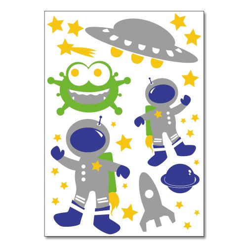 Adesivi da parete WandkingsUniverso colorato Set...