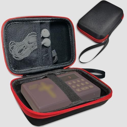 Hard Carrying Case for Wonder Bible KJV/NIV Audio Bible Player, Storage Holder for Accessories (Case Only)