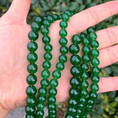 Image of 70pcs Adabele Natural Green Jade Gemstone 10mm Round Beads