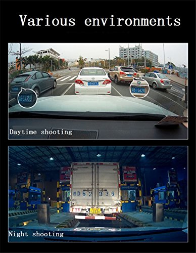 AMYMGLL Specchietto Retrovisore a 7 Pollici Touch