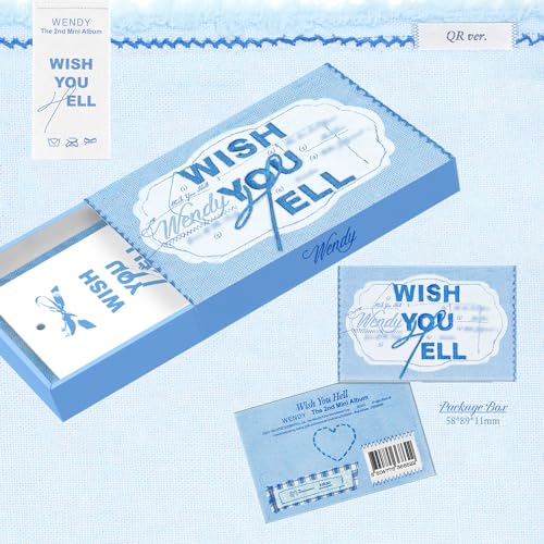 WENDY - 2.o Álbum Mini [Wish You Hell] (Versión QR) - Caja de Paquete + Tarjeta QR + Etiqueta + Fotocarta + Tarjeta de Imagen + 2 Fotocartas Extra miniatura 2