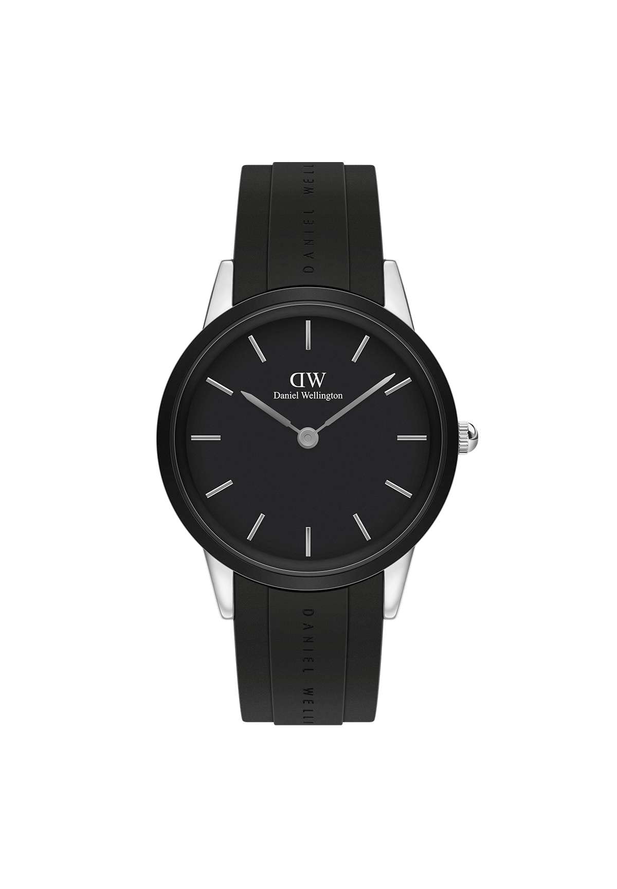 Daniel Wellington Mens Iconic Motion 40mm Analog Watch (Silver Black) (B08ZY8QTTP) Amazon Price History, Amazon Price Tracker