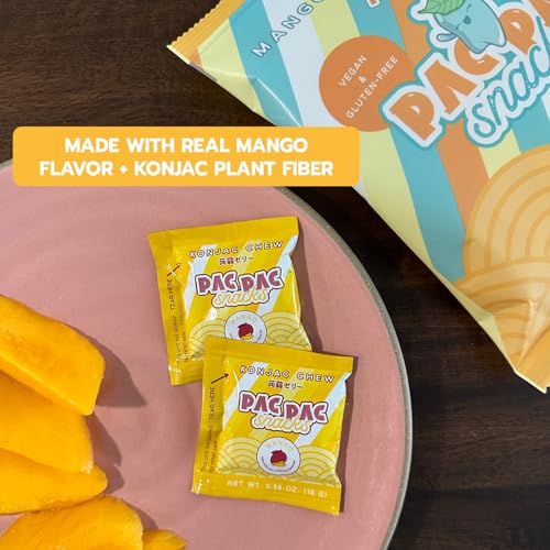 Mango Konjac Chews snack vegano bajo en calorías miniatura 4