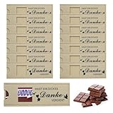 GETRICH 15 Stück Du Hast Ein Dickes Danke Verdient, Danke Geschenk Hülle aus Filz Hülle Filz Geschenk Verpackung Schokoriegel Hülle Filz Dankeschön Geschenke für Mitarbeiter Kollegen Freunde Familie