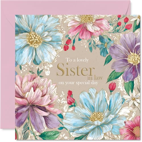Carte anniversaire belle-sœur voeux spéciaux