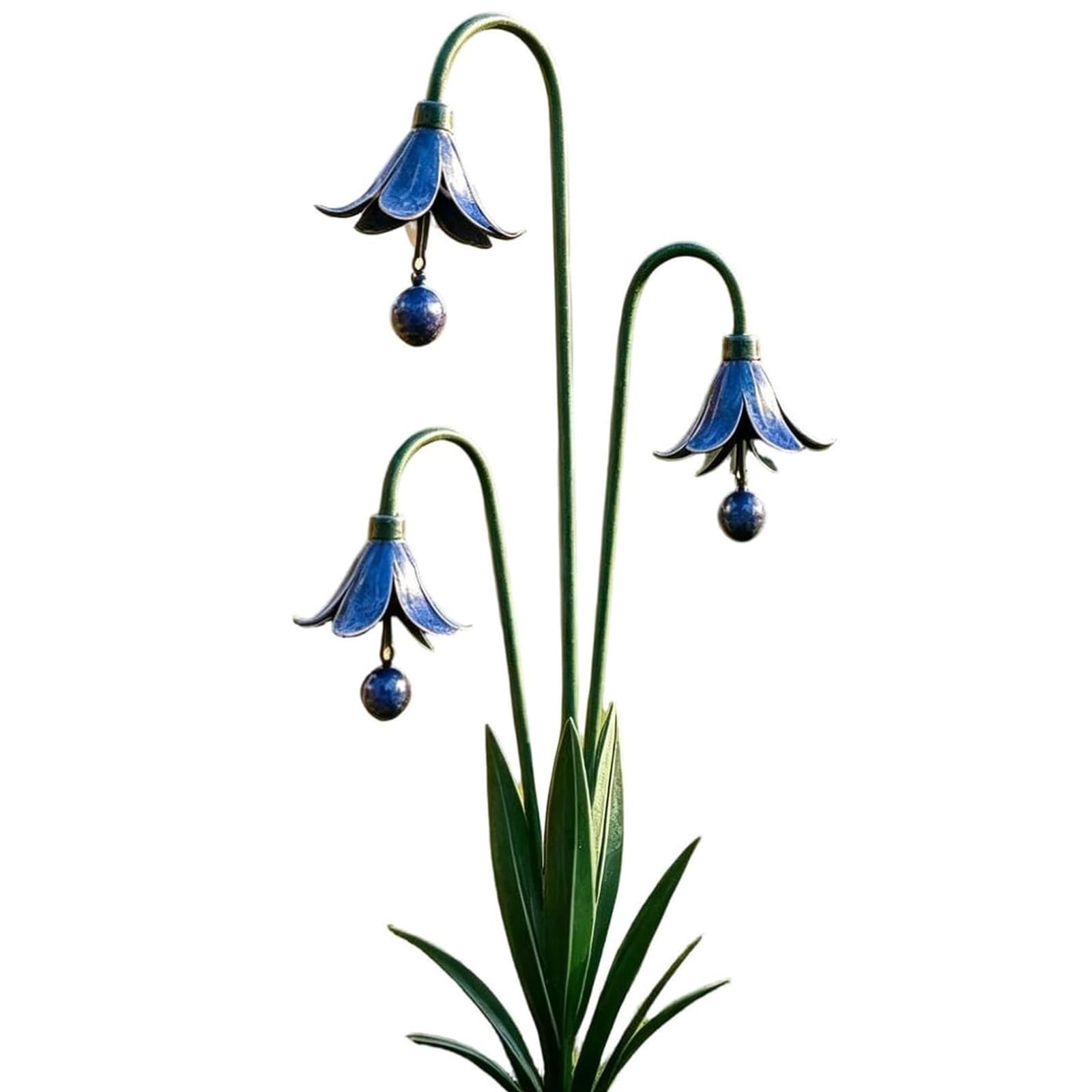 Decorative Garden Stakes Weather Proof Metal Flowers for Outside Flower Bed Decor Plant Stakes for Outdoor Lawn Porch Pathway
