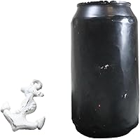 Vista 7 de Ebros Gift Paquete de 6 piezas rústicas envejecidas envejecidas pintadas a mano de hierro fundido náutico marino barco ancla cajón gabinete puerta