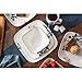 Corelle Kyoto Night Chip & Break Resistant 16pc Dinner Set, Service for 4, Porcelain, Grey & Blue, 16-piece